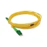 Safenet 3 Meter SM Duplex Fiber LC/APC Patch Cord - Yellow